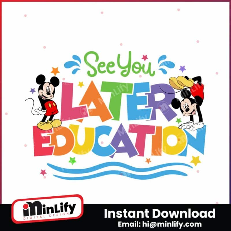 mickey-see-you-later-education-png