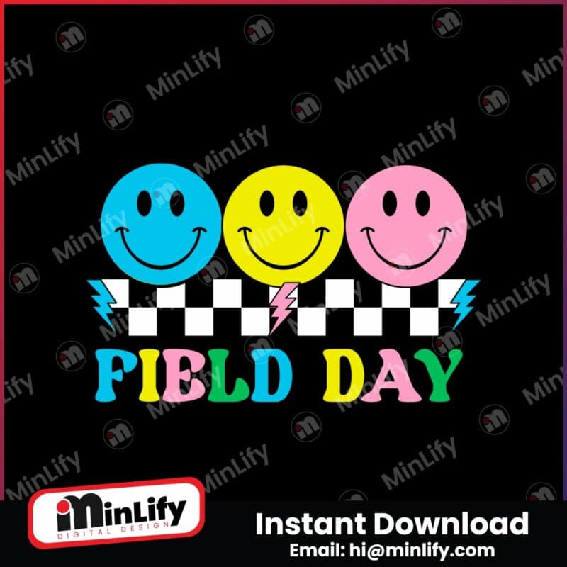 checkered-field-day-smiley-face-funny-student-svg