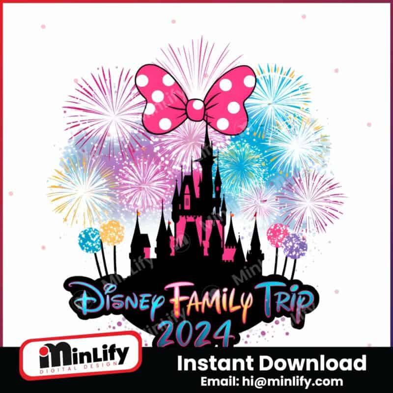 disney-family-trip-2024-magic-castle-fireworks-png