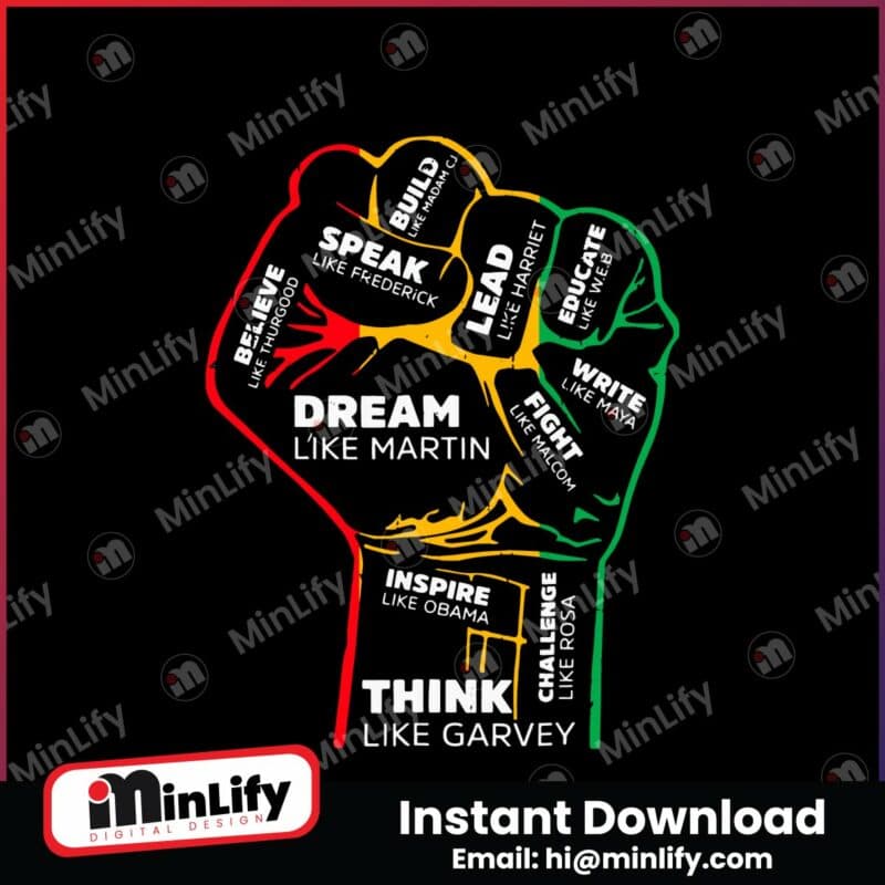 dream-like-martin-think-like-garvey-juneteenth-svg