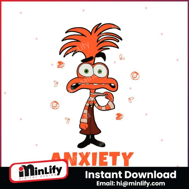 inside-out-anxiety-disney-character-svg