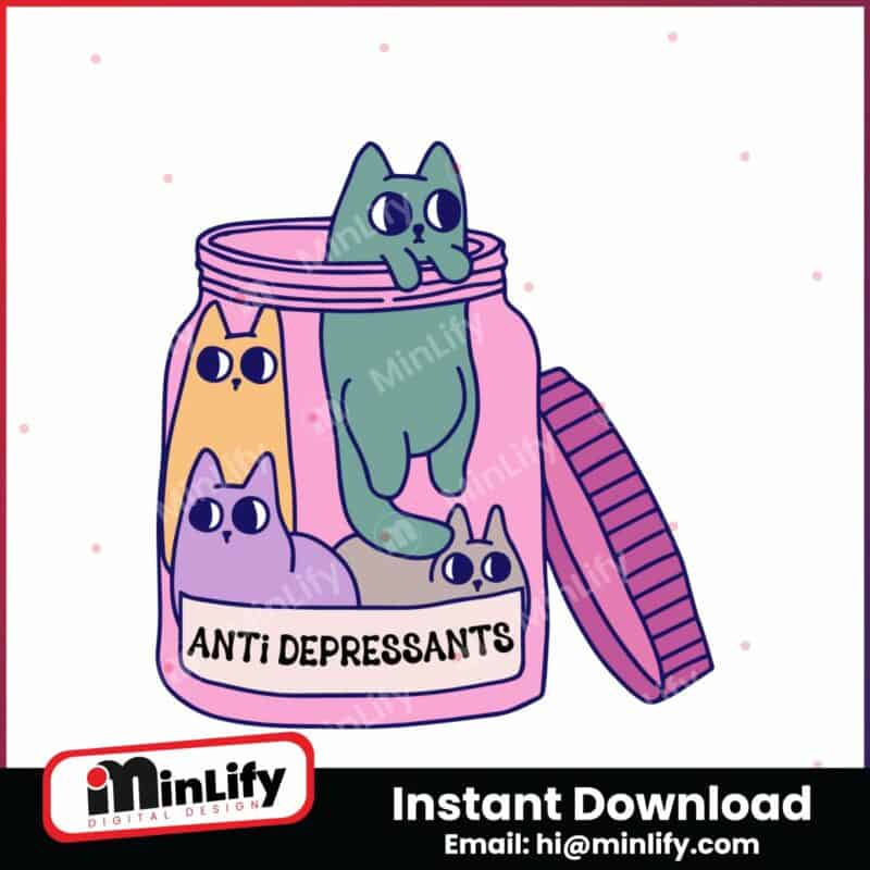 antidepressant-cat-mental-health-matter-svg