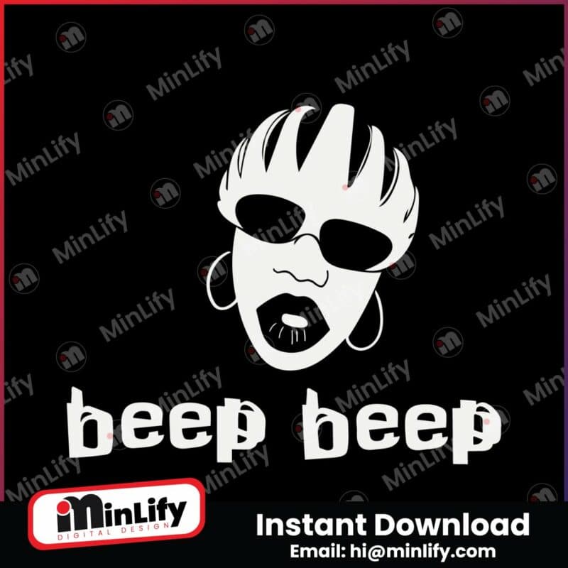 vintage-missy-elliott-beep-beep-svg