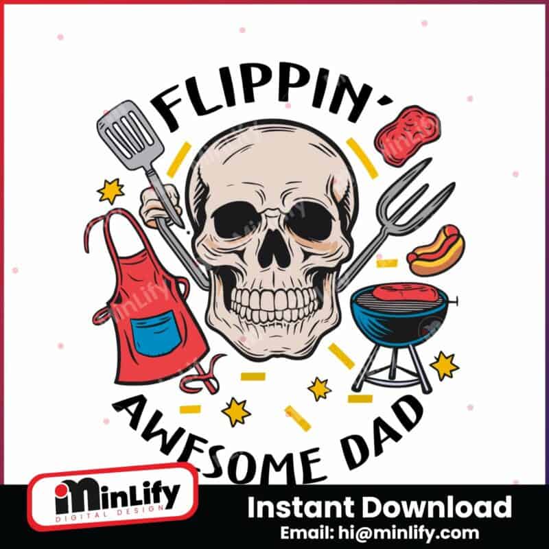 flippin-awesome-dad-funny-skull-png