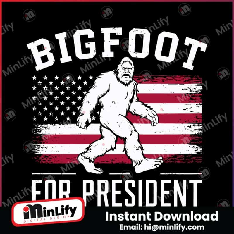 bigfoot-for-president-usa-flag-svg