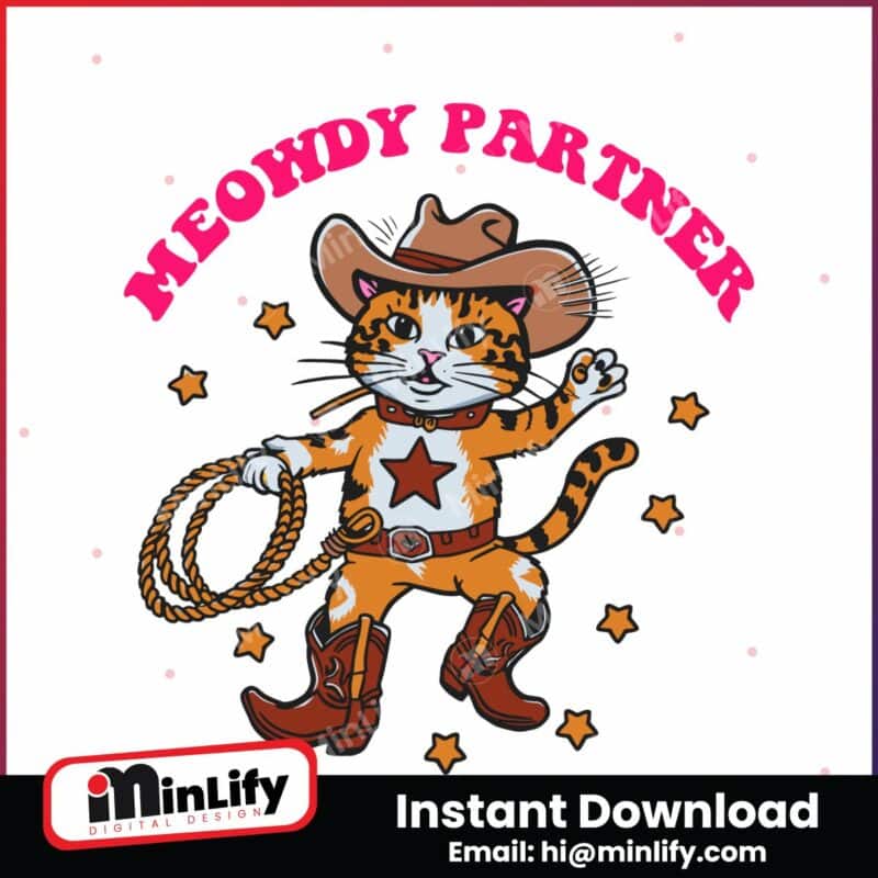 cowboy-meowdy-partner-cat-meme-svg