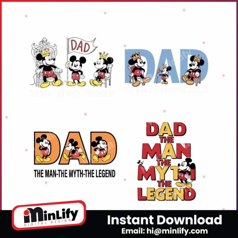 dad-the-man-the-myth-the-legend-mickey-mouse-svg-bundle