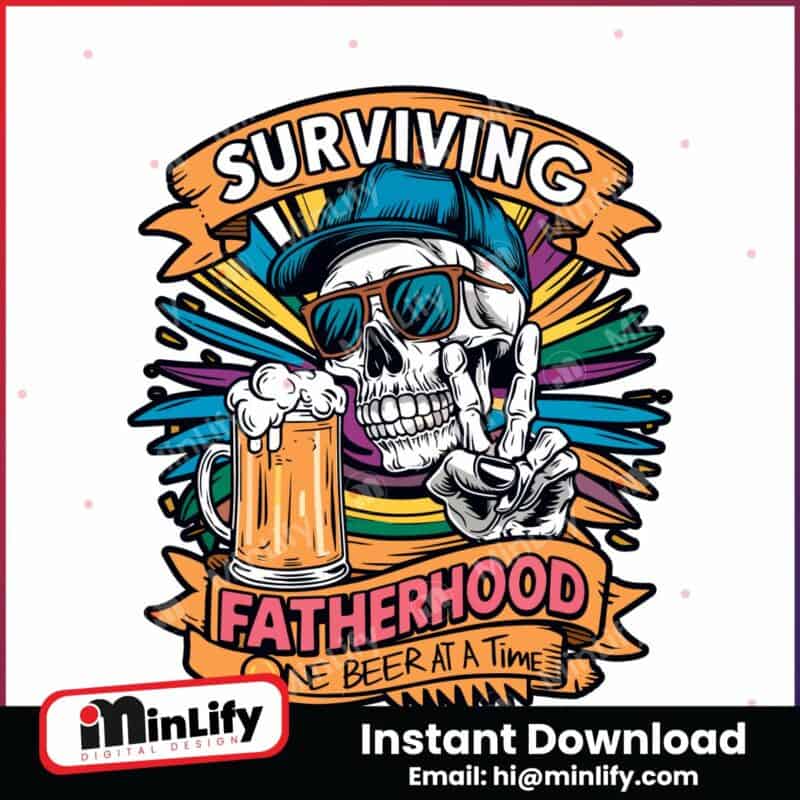 surviving-fatherhood-one-beer-at-a-time-skeleton-dad-png