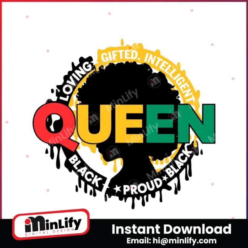 queen-black-women-happy-juneteenth-svg