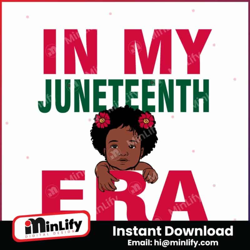 in-my-juneteenth-era-black-history-svg