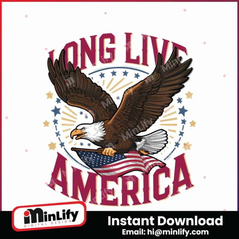 long-live-america-patriotic-eagle-png