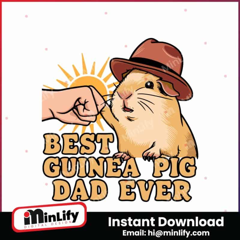 best-guinea-pig-dad-ever-groovy-dad-svg