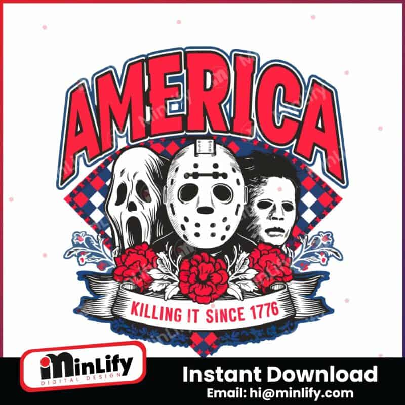 floral-america-killing-it-since-1776-horror-movie-png