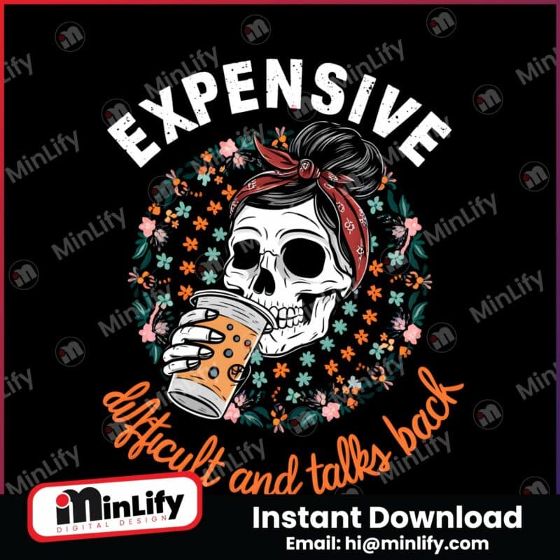 floral-skull-expensive-difficult-and-talks-back-png