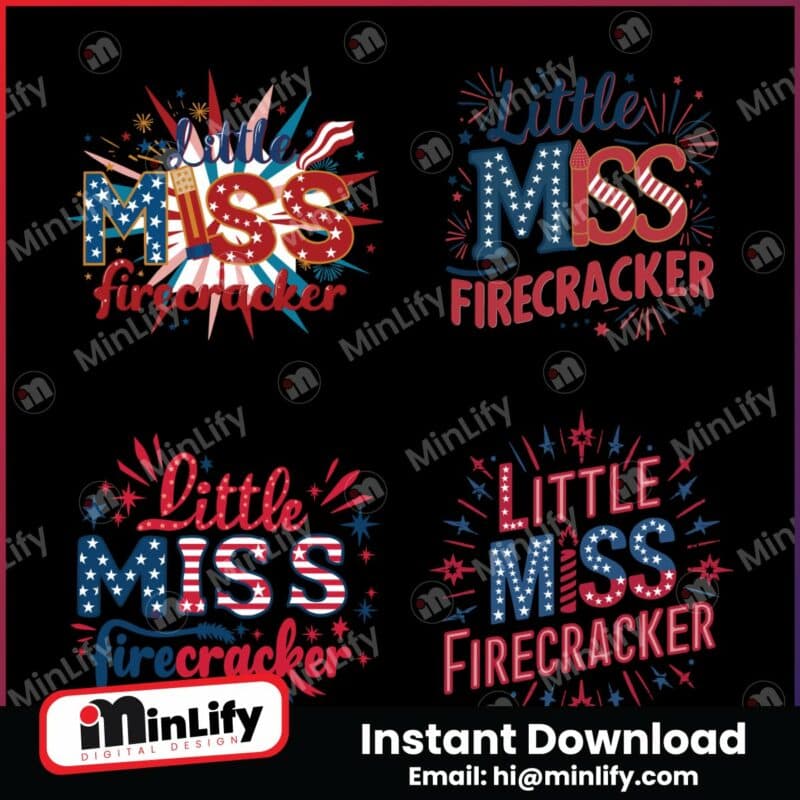 little-miss-firecracker-svg-png-bundle