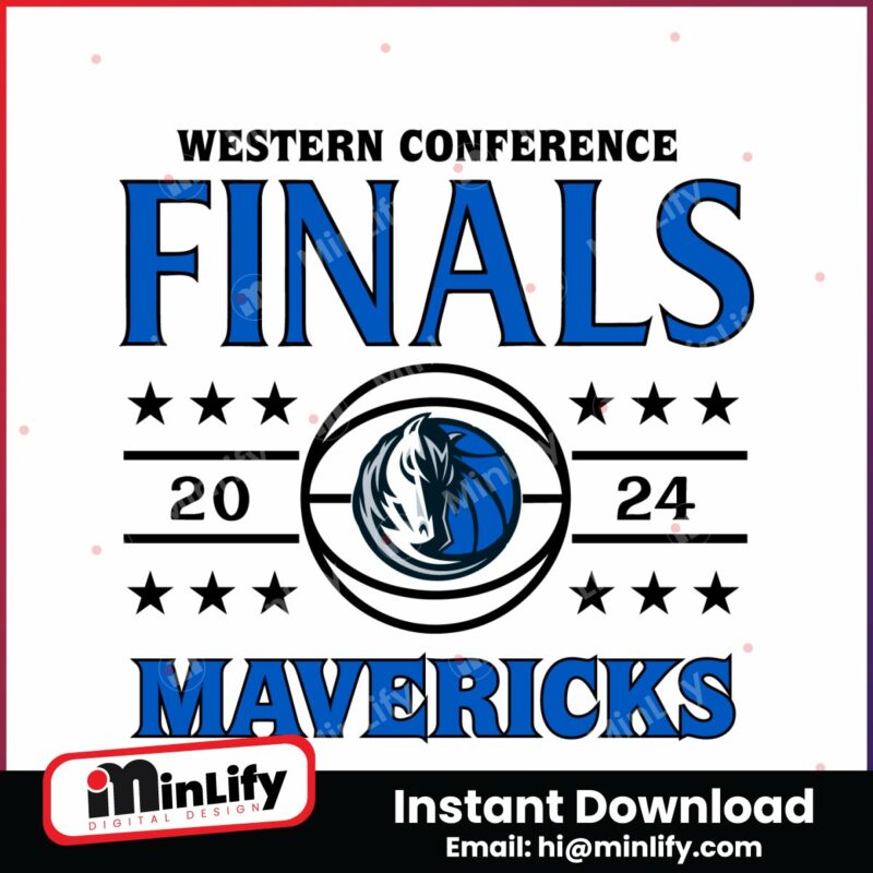western-conference-finals-mavericks-2024-svg
