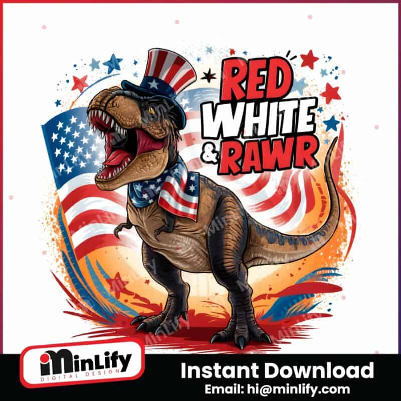 tyrannosaurus-rex-red-white-and-rawr-png