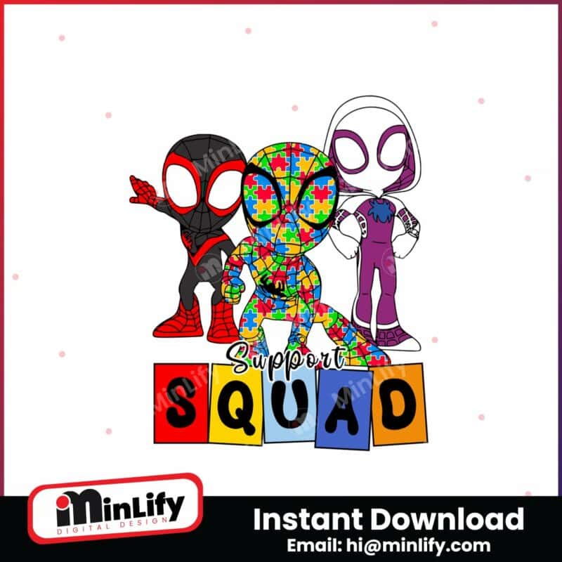 support-squad-autism-cartoon-superhero-png