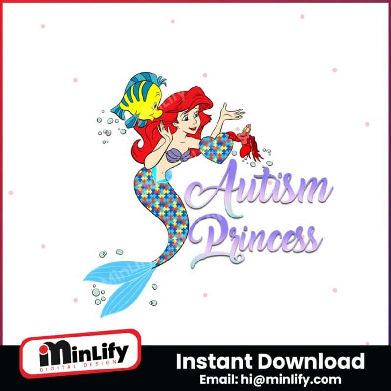 retro-ariel-mermaid-autism-princess-png