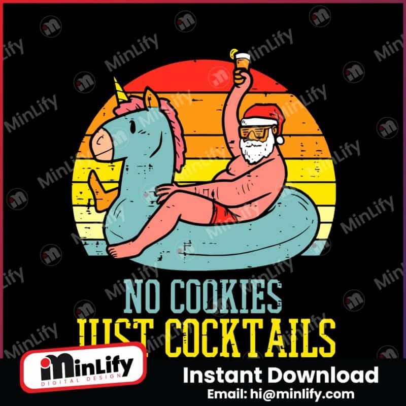 no-cookies-just-cocktails-funny-santa-svg