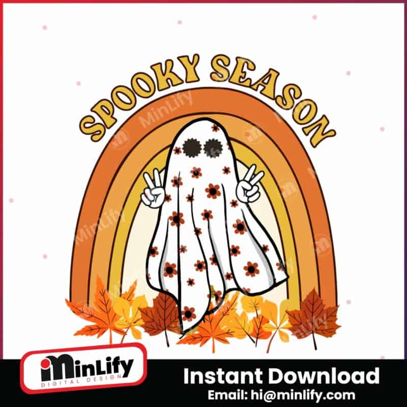 retro-halloween-ghost-spooky-season-svg