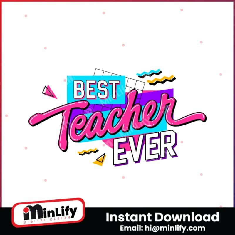 groovy-best-teacher-ever-back-to-school-svg