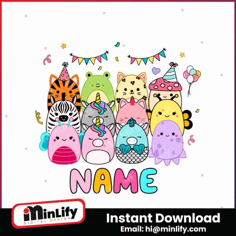 personalized-cute-squishmallows-with-name-birthday-svg