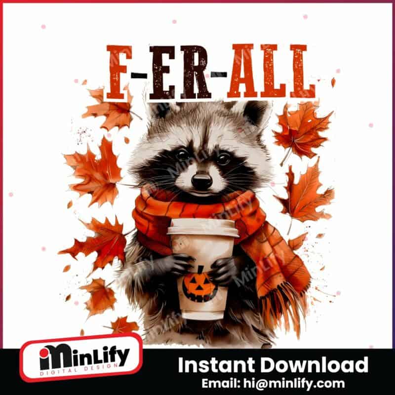 feral-girl-fall-raccoon-meme-autumn-png