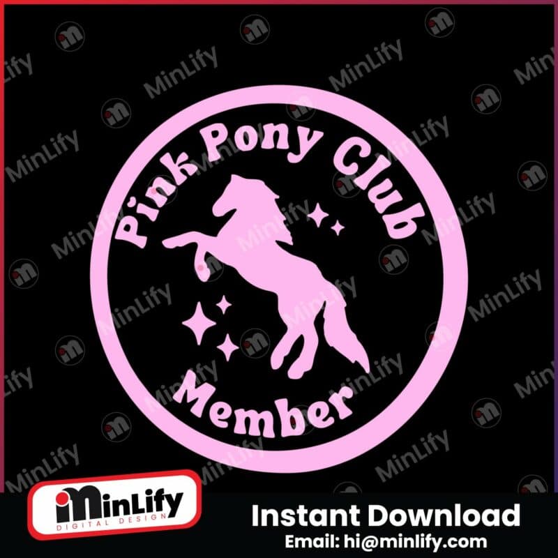 funny-pink-pony-club-member-logo-svg