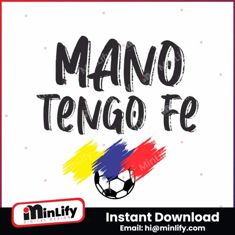 mano-tengo-fe-venezuela-soccer-svg