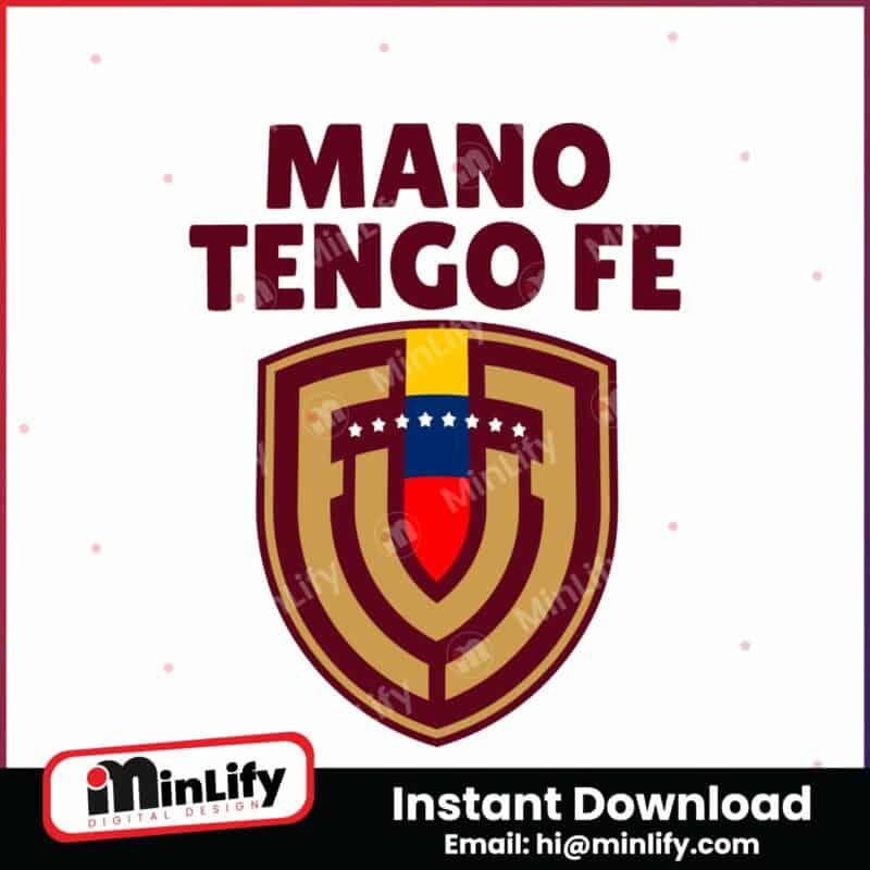 mano-tengo-fe-venezuela-football-team-logo-svg