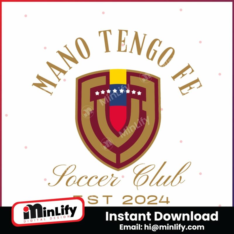 mano-tengo-fe-soccer-club-est-2024-svg