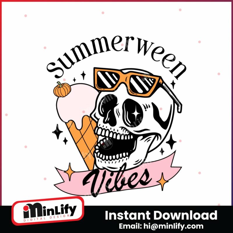 summerween-vibes-skull-ice-cream-cone-svg