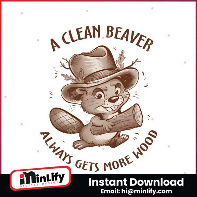 funny-animal-a-clean-beaver-always-gets-more-wood-png