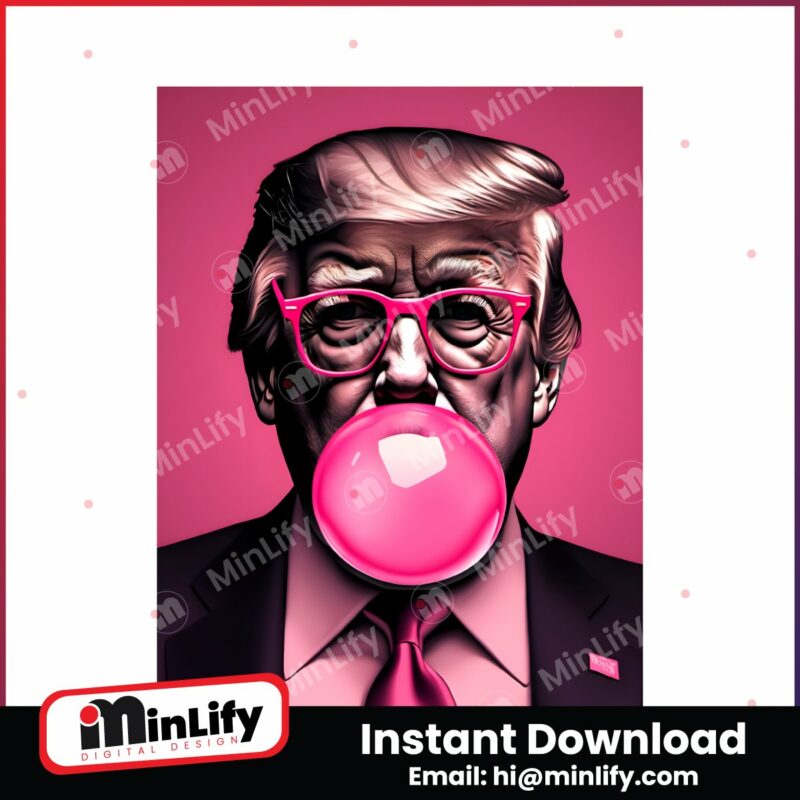 trump-pink-bubblegum-sarcastic-trump-png