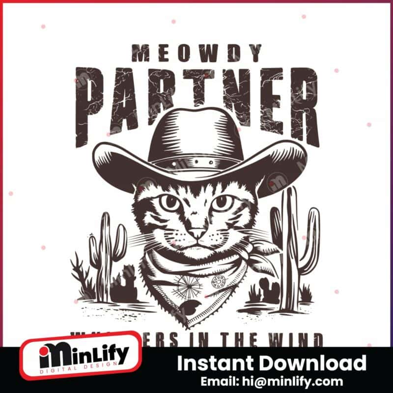 cowboy-cat-meowdy-partner-whiskers-in-the-wind-svg