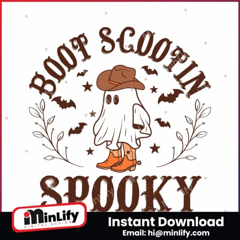 retro-boot-scoot-spooky-cowboy-ghost-svg