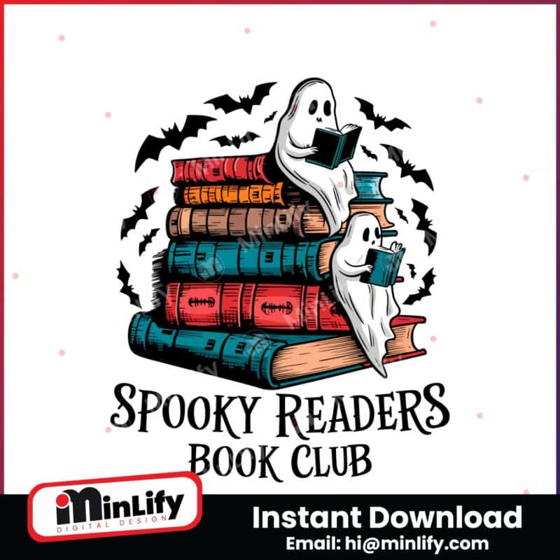 bookish-ghost-spooky-readers-book-club-png