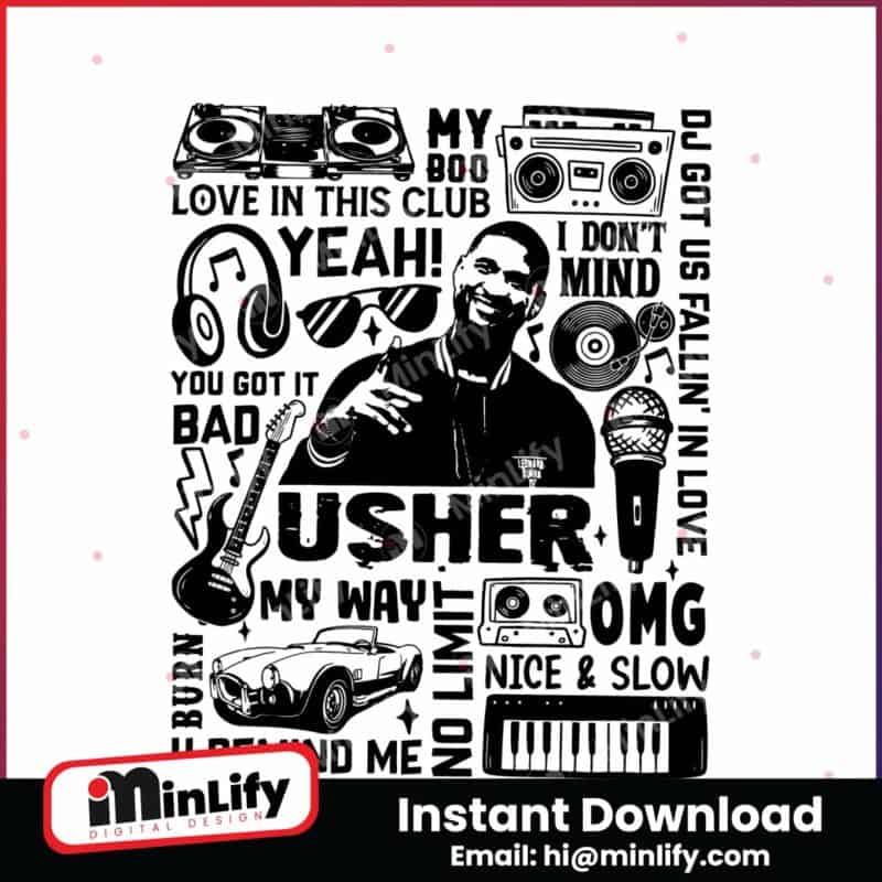 usher-concert-pop-music-love-in-this-club-svg