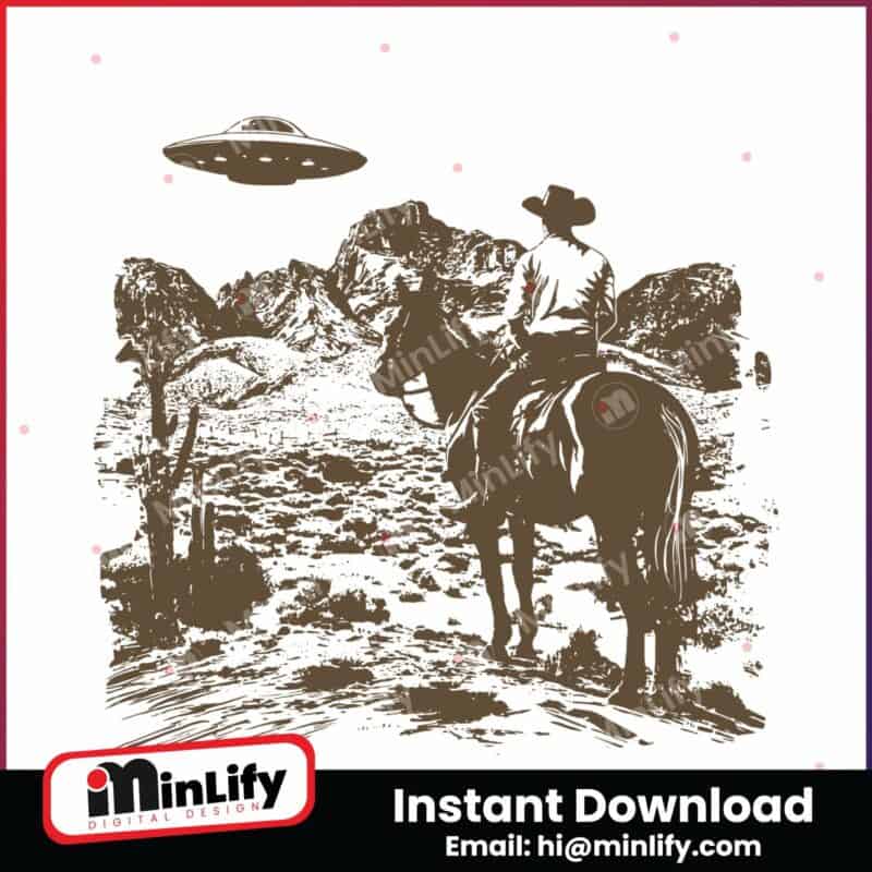 vintage-rodeo-cowboy-ufo-western-svg