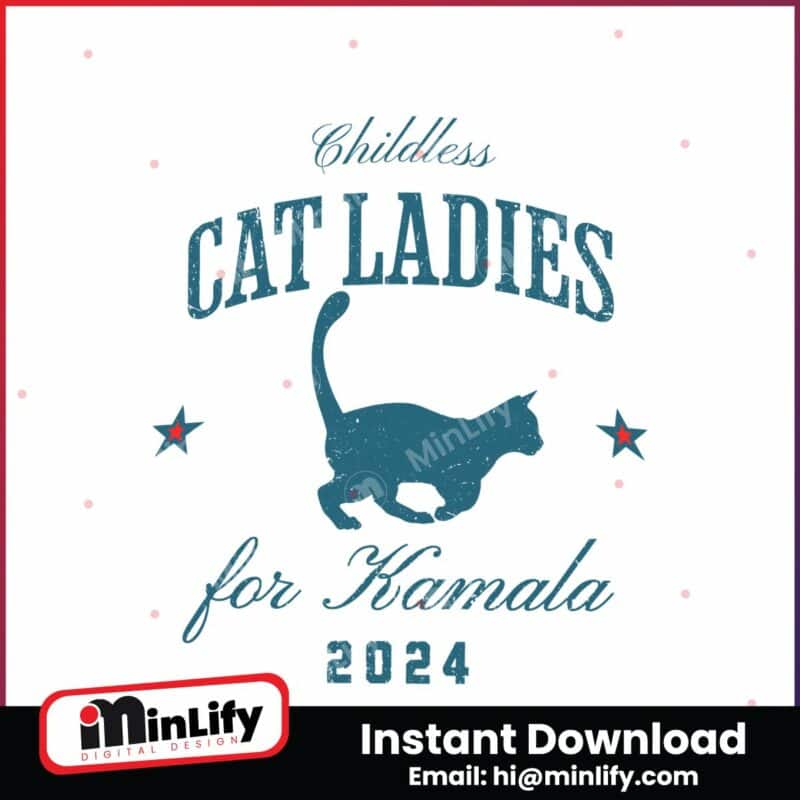 childless-cat-ladies-for-kamala-2024-svg