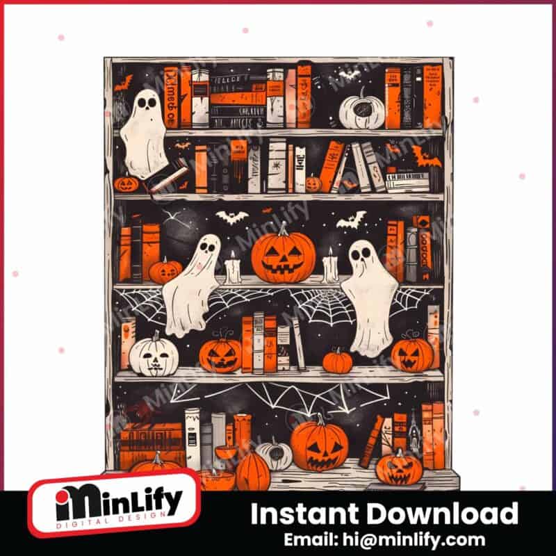 halloween-library-bookish-ghost-png