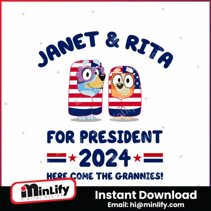 funny-janet-and-rita-for-president-2024-election-svg