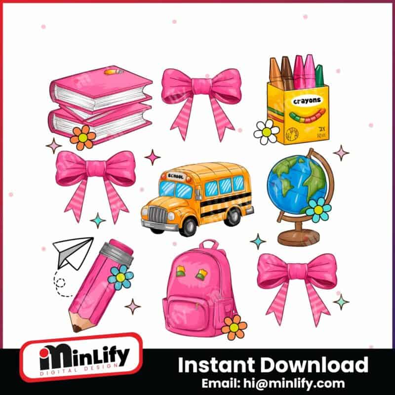 coquette-school-items-back-to-school-png