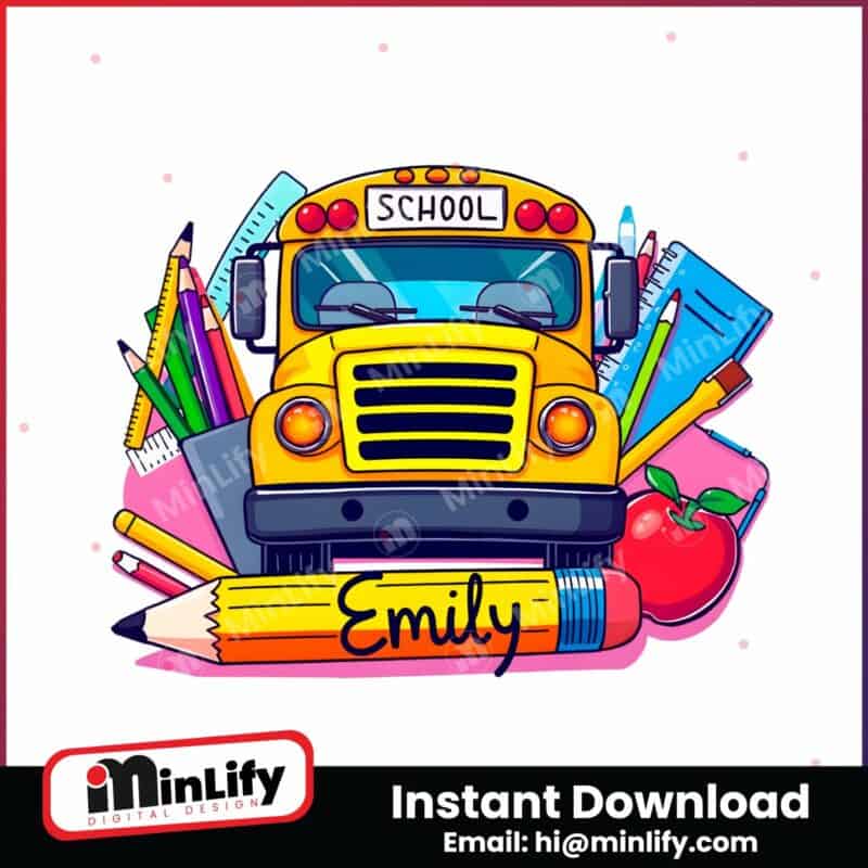 custom-name-pencil-school-bus-png