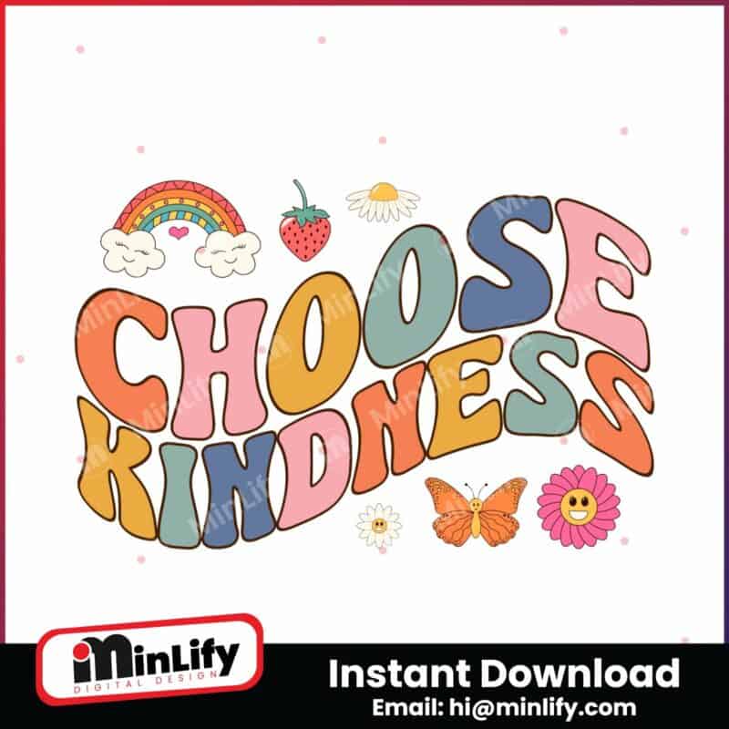 choose-kindness-groovy-retro-svg