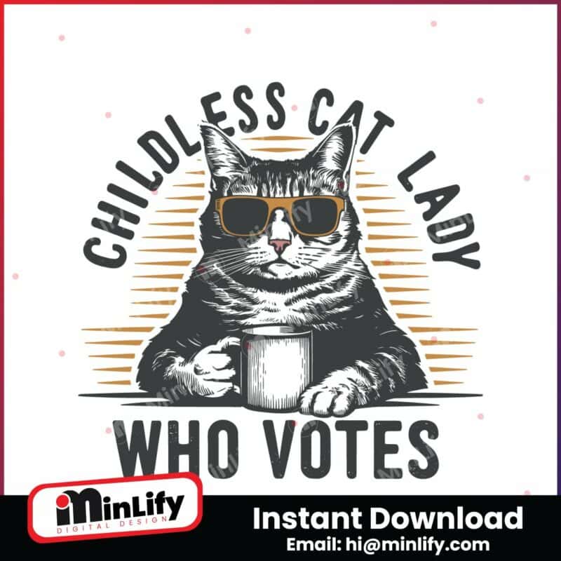 childless-cat-lady-who-votes-2024-svg