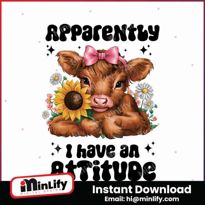 apparently-i-have-an-attitude-sarcastic-snarky-western-cow-png