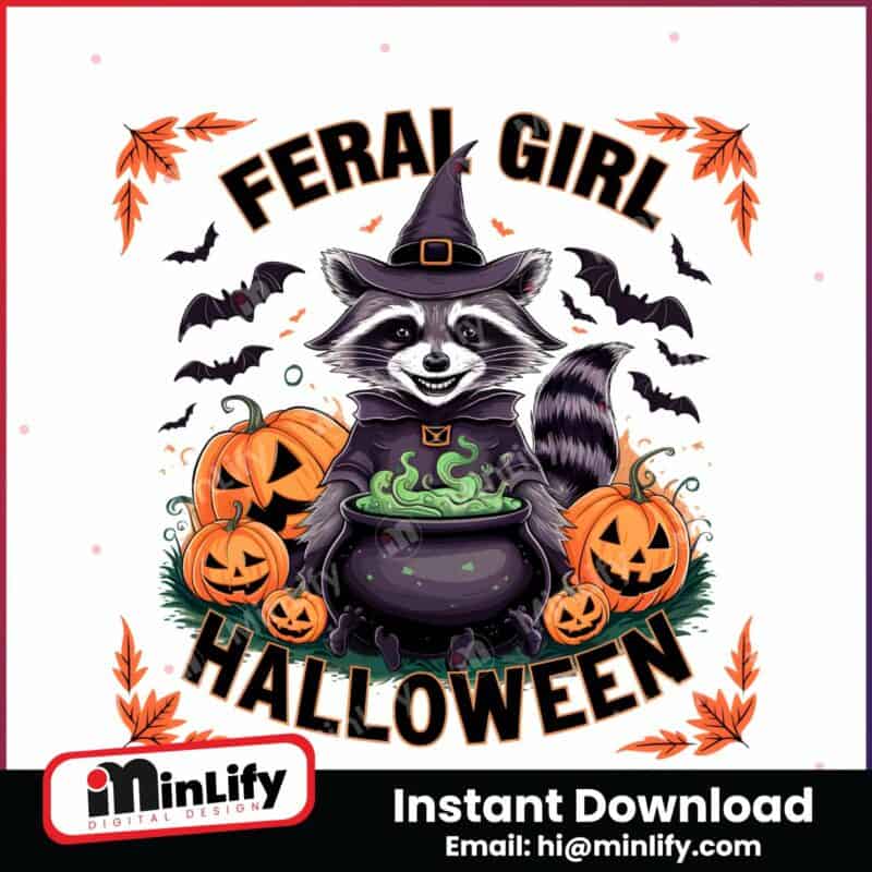 feral-girl-halloween-witchy-raccoon-png