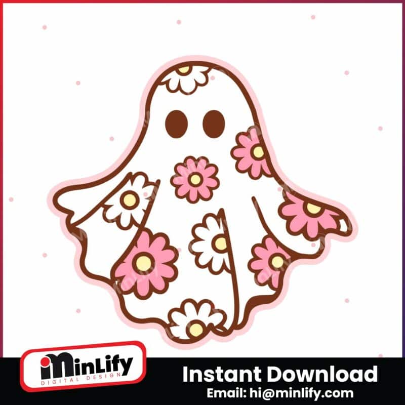 halloween-cute-flower-ghost-svg